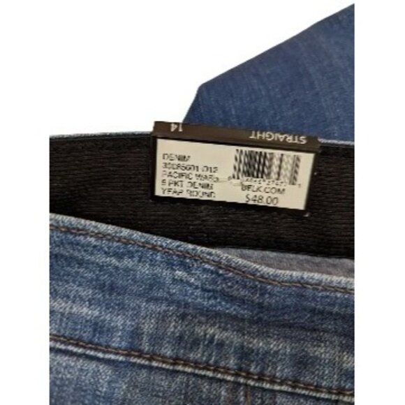 NWT Kim Rogers jeans size 14 straight leg tummy control stretch  Lycra - Picture 10 of 10